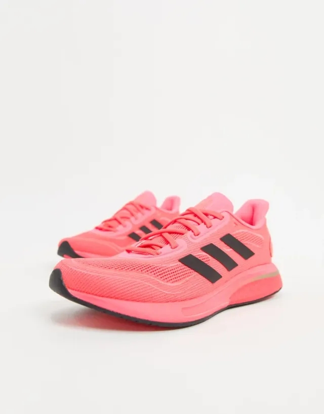 Adidas Running Supernova Trainers In Pink