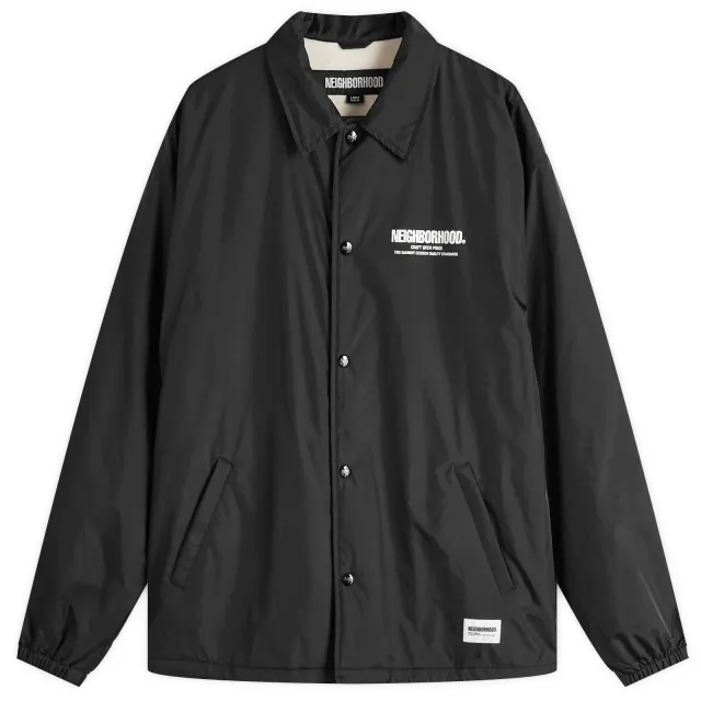Neighborhood Men's Windbreaker Jacket-1 Black