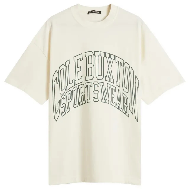 Cole Buxton Sportswear Arc T-Shirt - Vintage White