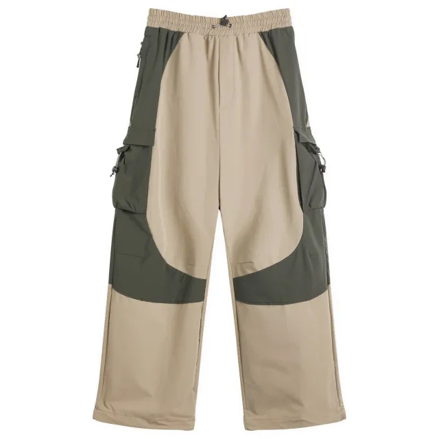 KA_YO_Prototype Men's Parachute Cargo Trousers Nougat