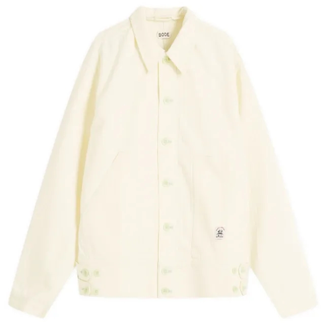 BODE Men's Greenskeeper Knolly Brook Jacket Ivory