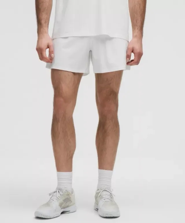 lululemon IE lululemon – Men's Striped Tennis Shorts – 5 – Color White – Size 2XL