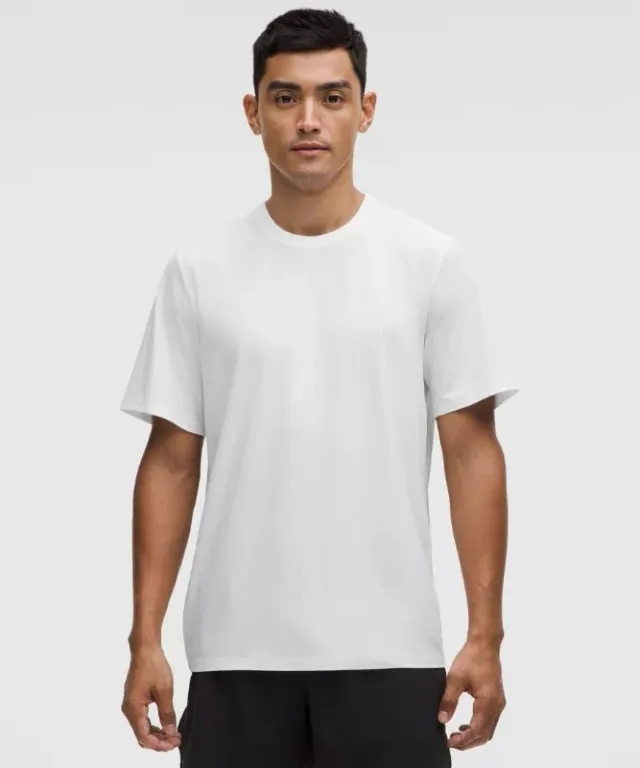 lululemon IE lululemon – Men's UV-Protective Striped Tennis T-Shirt – Color White – Size 2XL