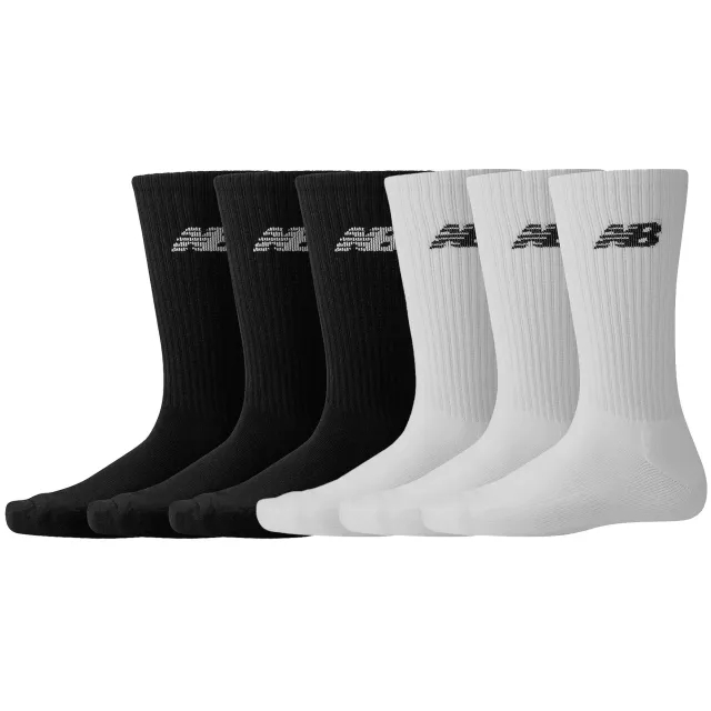 New Balance 6 Pack Socks - Black