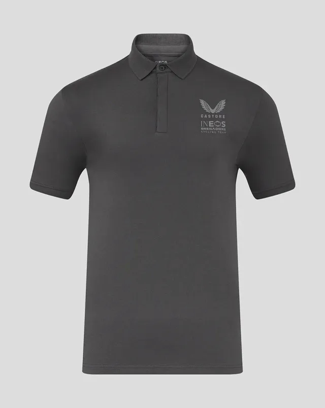 Castore Ineos Grenadiers 2025 Unisex Dual Brand Short Sleeve Polo Shirt - Grey