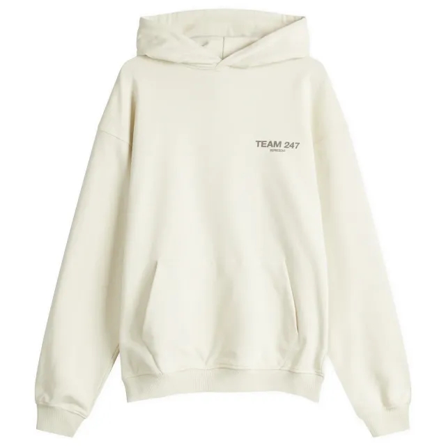 Represent Men's Team 247 Oversized Hoodie Cream