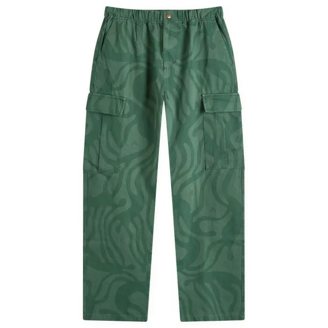 By Parra Men's The Blob Cargo Pants Washed Green