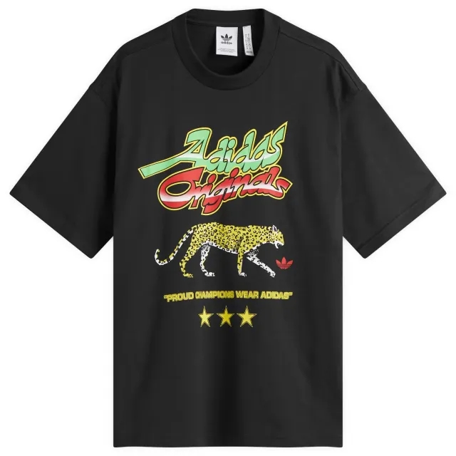 Adidas Men's Originals Champions Graphic T-Shirt Black