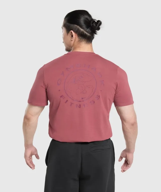 Gymshark Legacy T-Shirt - Washed Berry Pink