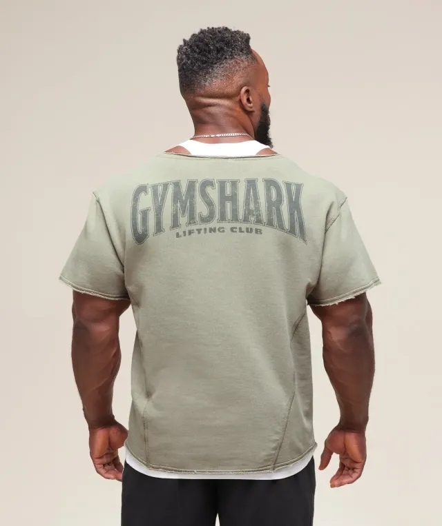 Gymshark Heritage Washed T-Shirt - Plum Brown