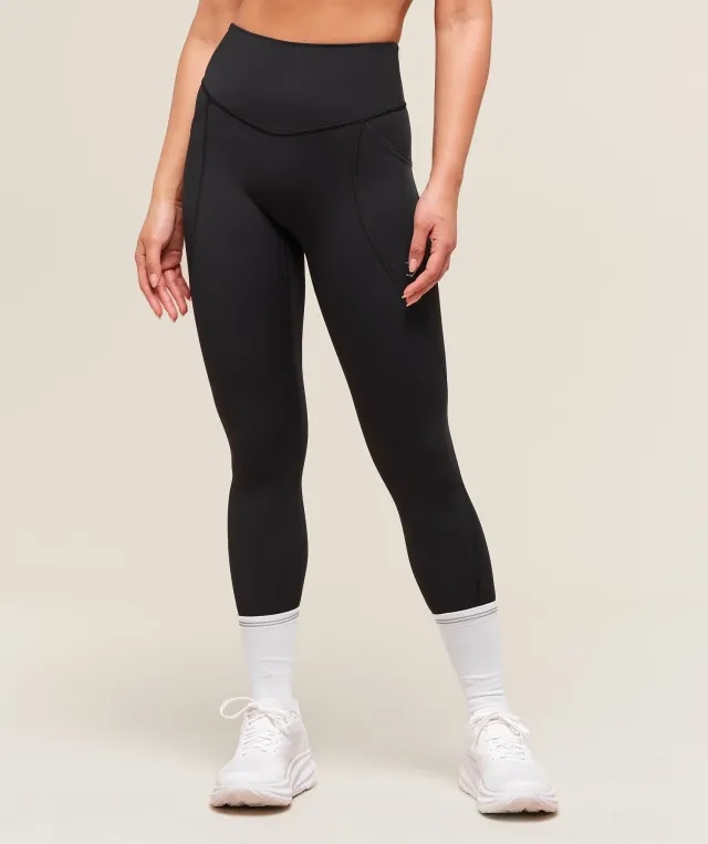 Marathon Running Pocket Leggings - Black