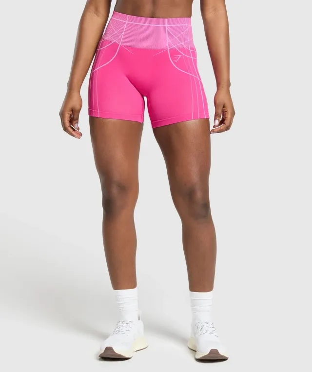 Gymshark Apex Seamless Shorts - Valley Pink/Sour Pink