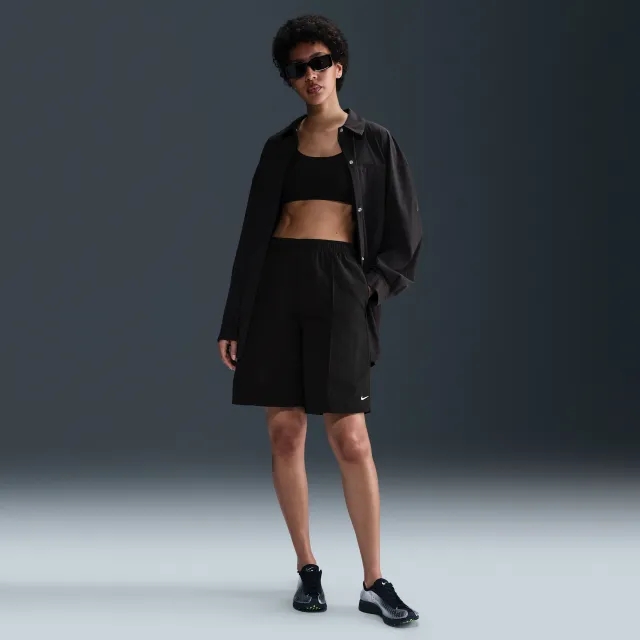 Nike Sportswear Everything Wovens Women's High-Waisted 23cm (approx.) Shorts - Black - Nylon