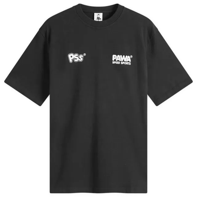 Pawa Speed Sports Men's Burnout T-Shirt Black