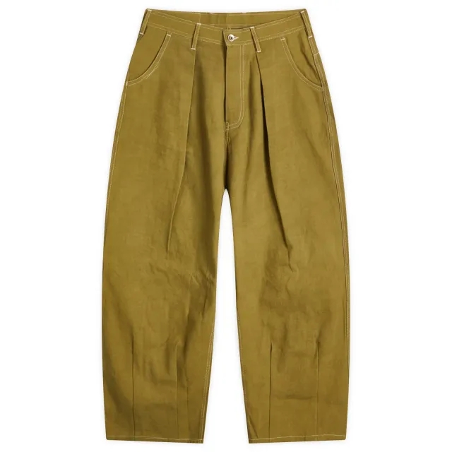 Story mfg. Men's Lush Pants Olive Wonky-Wear