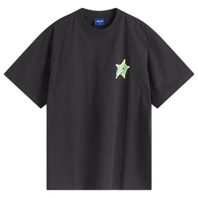 Awake NY Men's Star A Logo T-Shirt Black