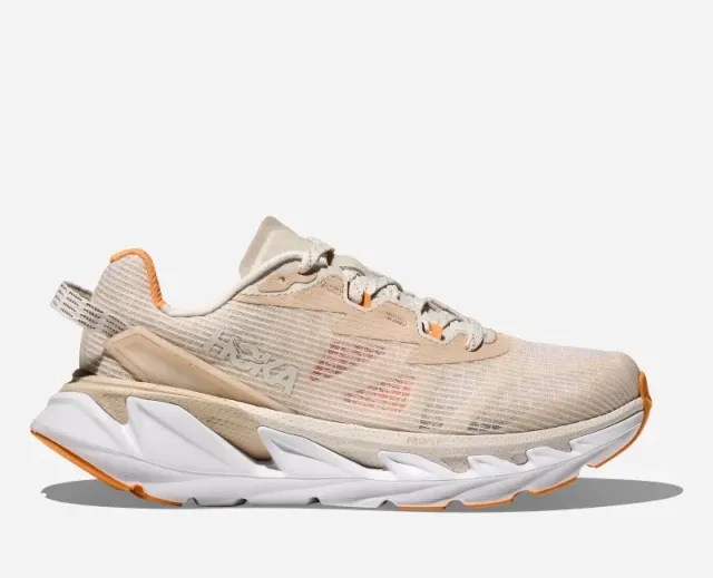 Hoka One One HOKA Elevon 2 TS Everyday Run Shoes in Alabaster/Solar Flare