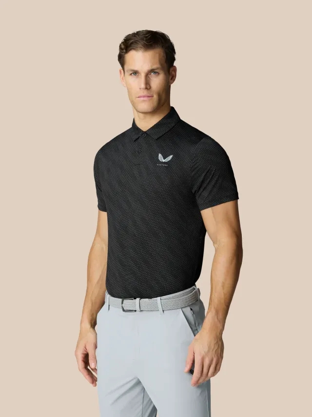 Castore Club Graphic Polo - White