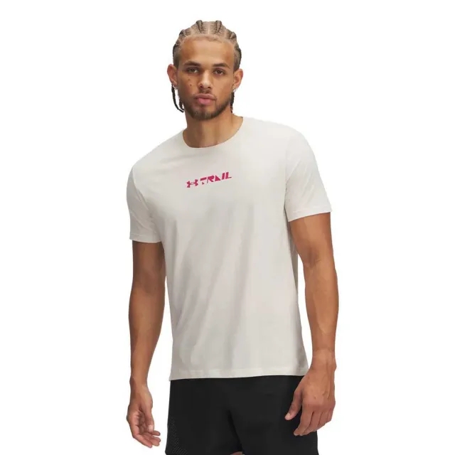 Under Armour  Trail Run Graphic Men's T-Shirt Stone / Reflective L