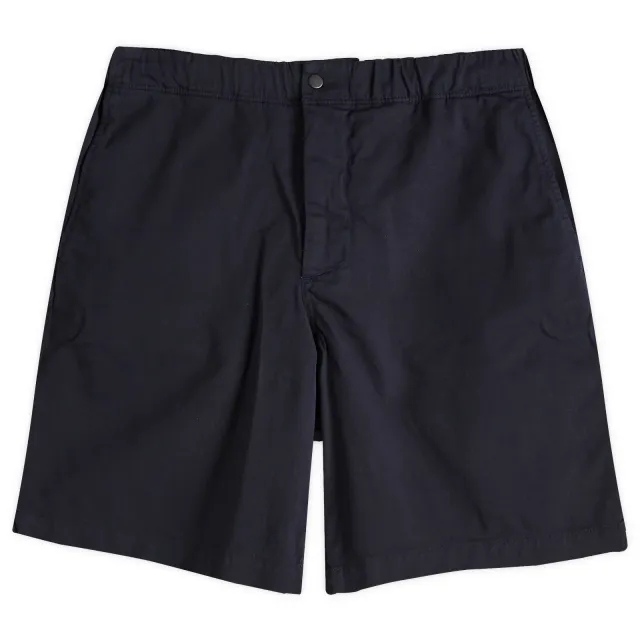 Norse Projects Men's Ezra Relaxed Twill Shorts Dark Navy