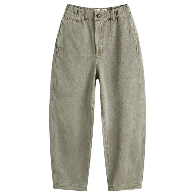 Girls of Dust Women's Pasha Denim Pants Dark Olive