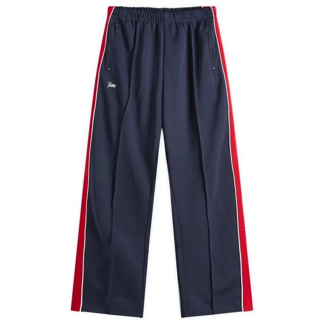 Patta Men's Tricot Straight Track Pants Black Iris