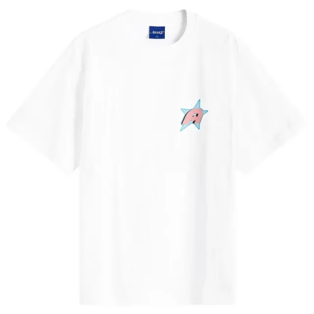 Awake NY Men's Star A Logo T-Shirt White