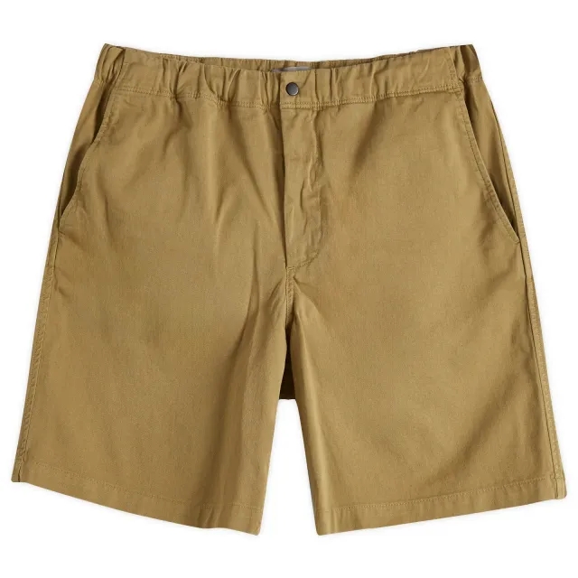 Norse Projects Men's Ezra Relaxed Twill Shorts Moss Green