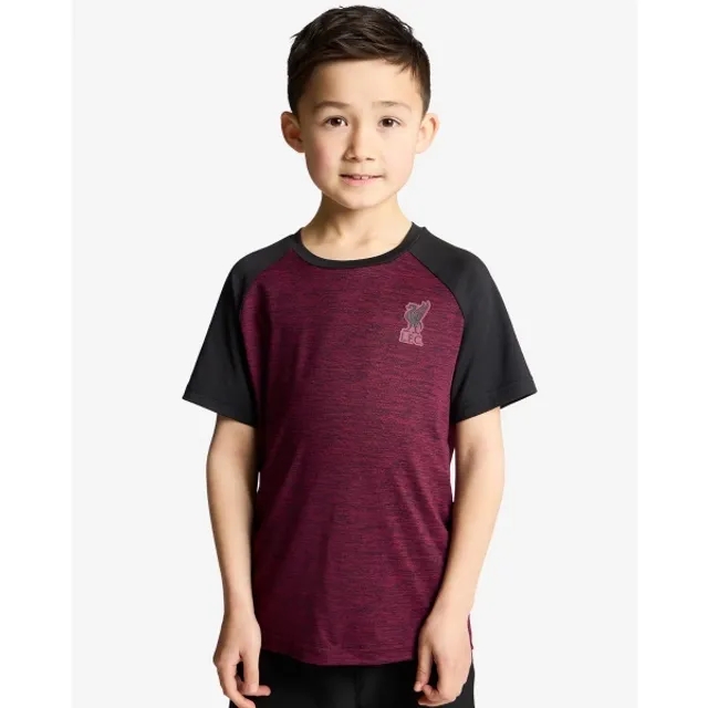 Liverpool FC LFC Juniors Marl Tee Red & Black