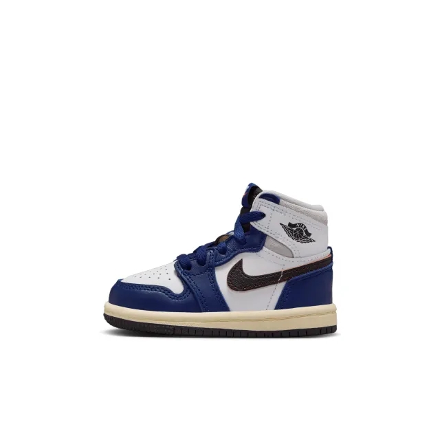 Nike Jordan 1 Retro High OG Baby/Toddler Shoes - White