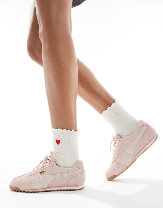 PUMA Arizona Suede Sneakers, Rose Quartz/Rosebay