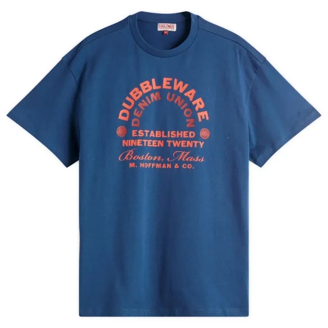 Dubbleware Men's Denim Union T-Shirt Navy