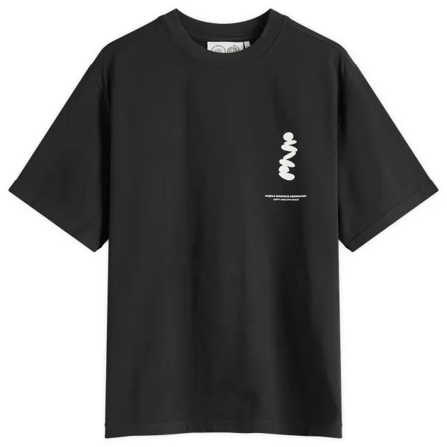 Purple Mountain Observatory Men's Boulder T-Shirt Black