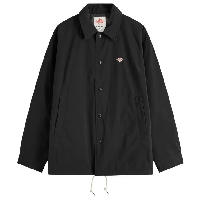 Danton Men's Logo Coach Jacket Black