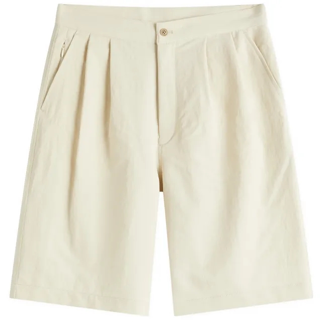 Nanamica Men's Alphadry Double Pleats Shorts Dry Sand