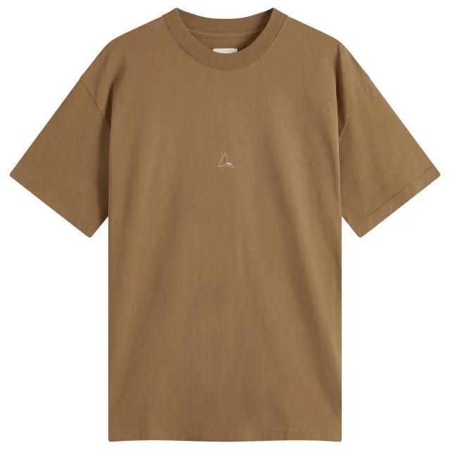 ROA Men's Logo T-Shirt Brown Olive
