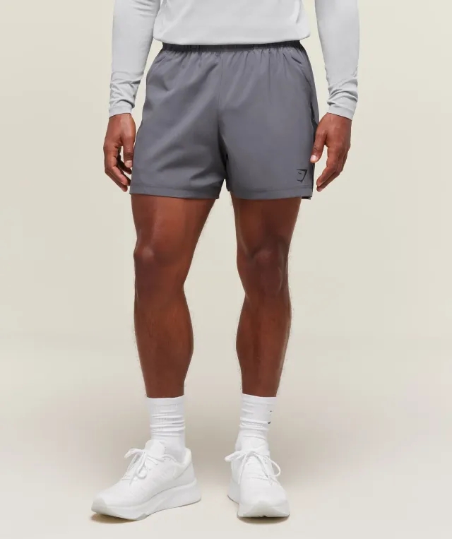 Gymshark Sport  5 Shorts - Dark Grey/Black