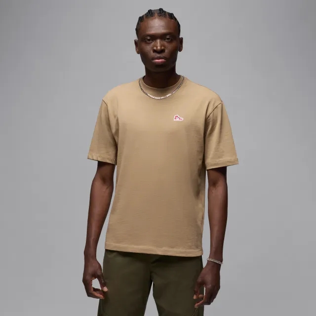 Nike Jordan Brand Men's Sneaker Patch T-Shirt - Brown