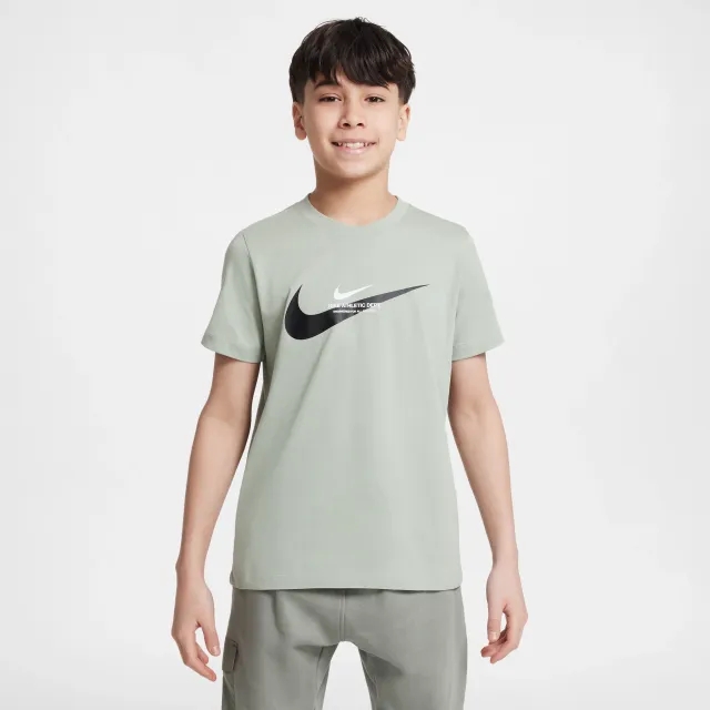 Nike Sportswear Older Kids' (Boys') T-Shirt - Green - Fleece