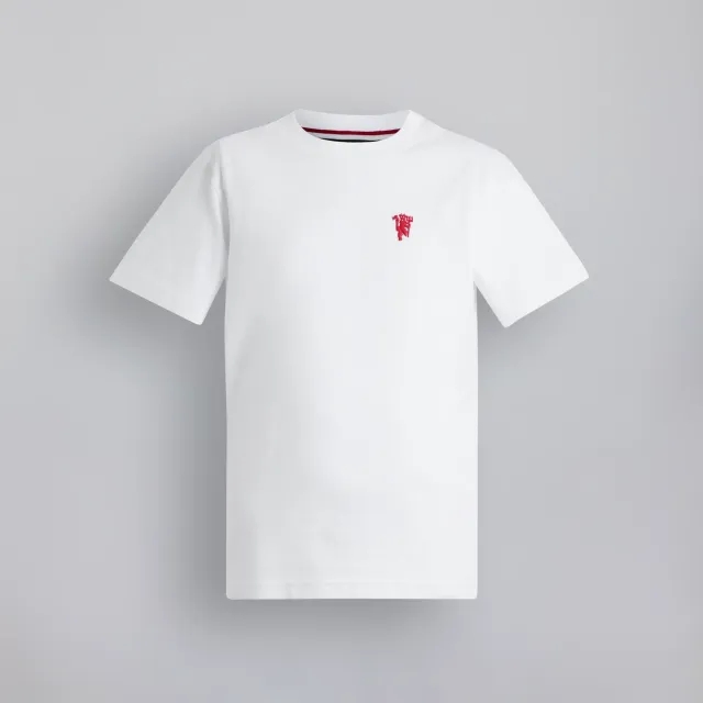 Manchester United Kids Devil Emblem T-Shirt White