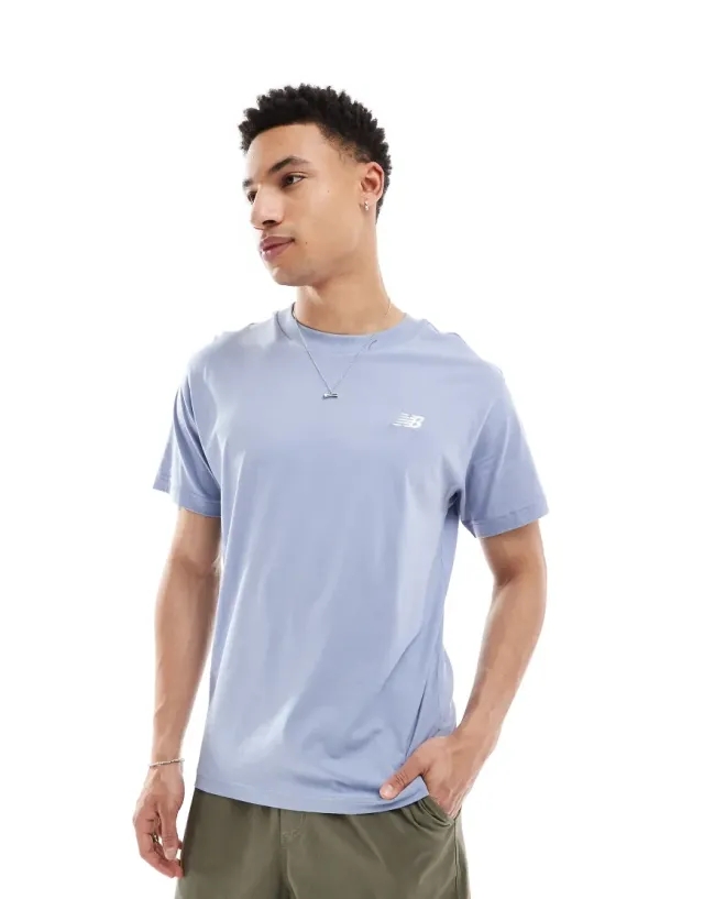 New Balance Men's Sport Essentials Cotton T-Shirt in Blue