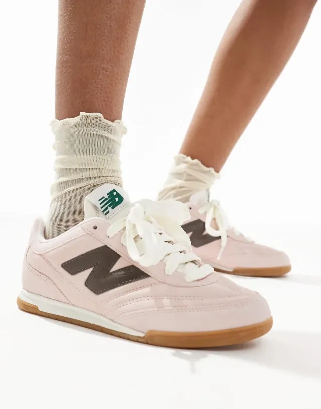 New Balance Rc42 Trainers In Pink And Brown Detail With Gumsole - Exclusive To Asos
