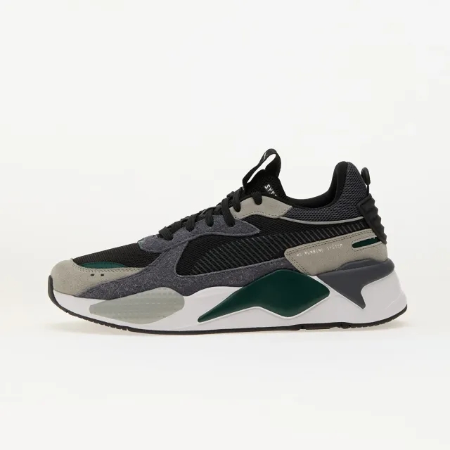 PUMA RS-X Heritage Sneakers, Black/Galactic Grey, size 10