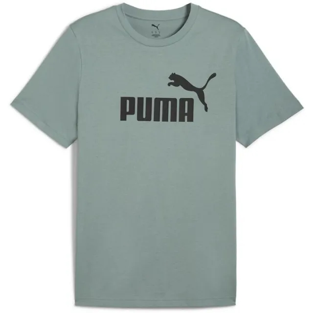 PUMA Ess No. 1 Logo T-Shirt Men, Green Moon, size 3XL