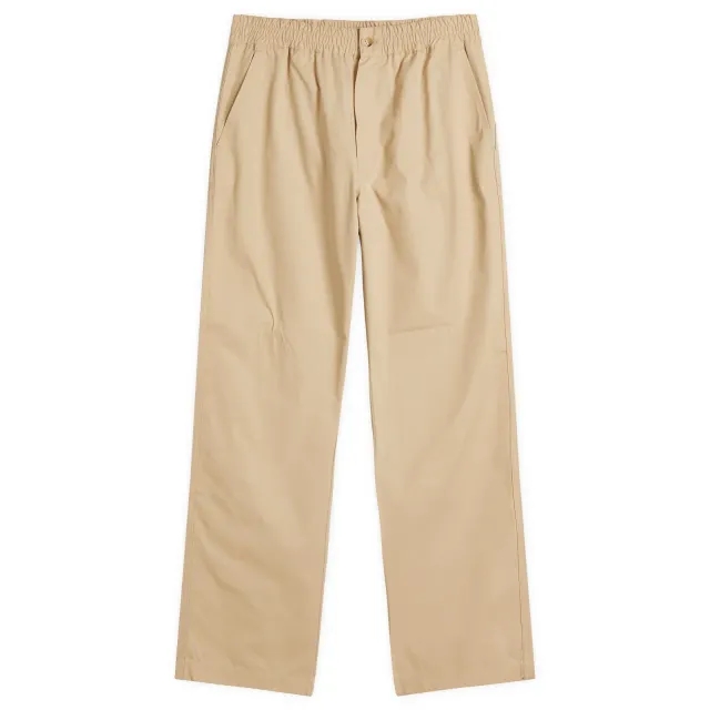 Maison Kitsune Handwriting Casual Trousers Dune