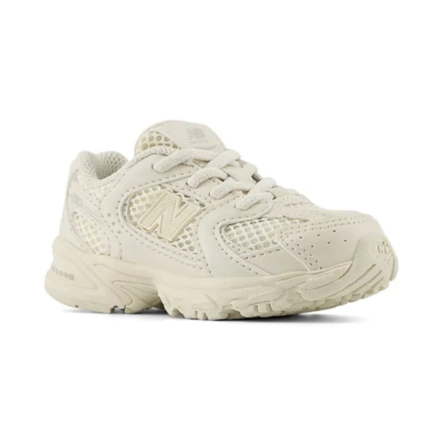 New Balance Infants' 530 BUNGEE in Beige/Brown Synthetic