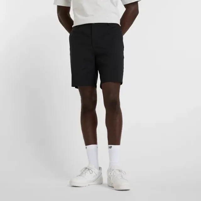 New Balance Men's Athletics Standard Short 7" in Black Cotton Twill