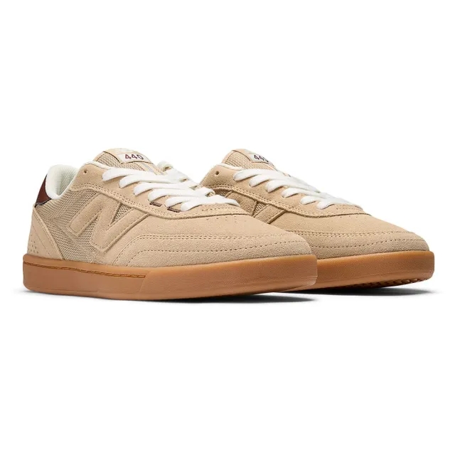New Balance Men's NB Numeric 440 V2 in Beige/Brown Suede/Mesh