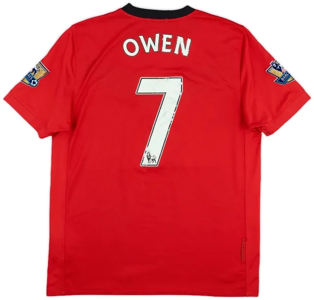 2009-10 Manchester United Home Shirt Owen #7 - 5/10 - (M)