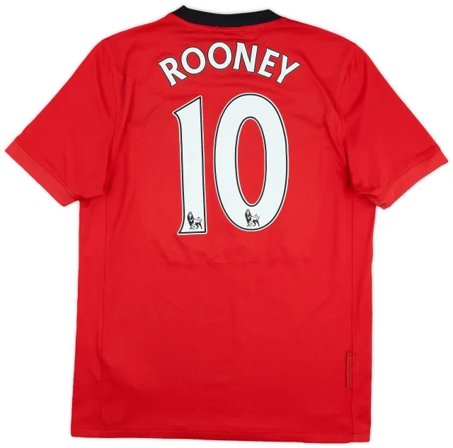 2009-10 Manchester United Home Shirt Rooney #10 - 8/10 - (S)